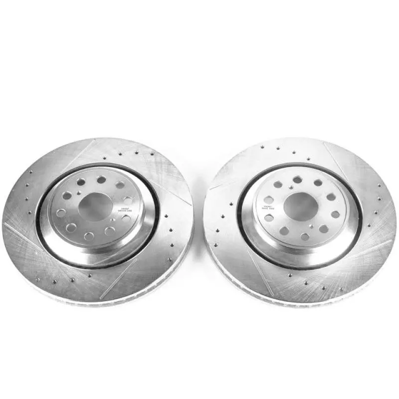 Power Stop 07-17 Lexus Ls460 Front Evolution Drilled & Slotted Rotors - Pair 1