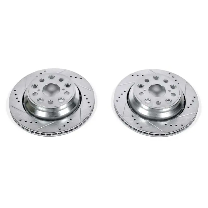 Power Stop 07-17 Lexus Ls460 Rear Evolution Drilled & Slotted Rotors - Pair 1