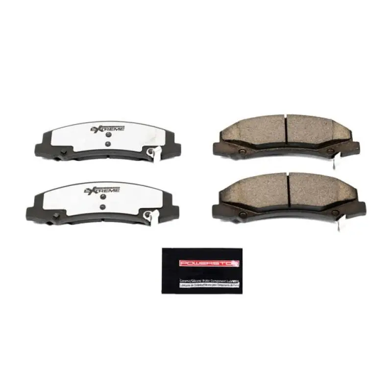 Power Stop 08-09 Buick Allure Front Z26 Extreme Street Brake Pads W/Hardware 1