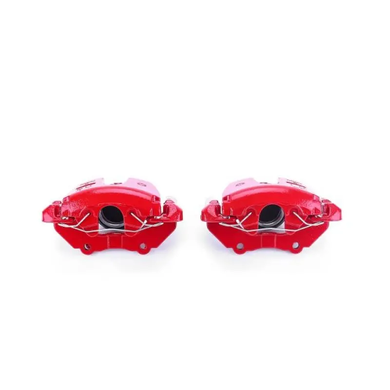 Power Stop 08-09 Mazda 3 Front Red Calipers W/Brackets - Pair 1