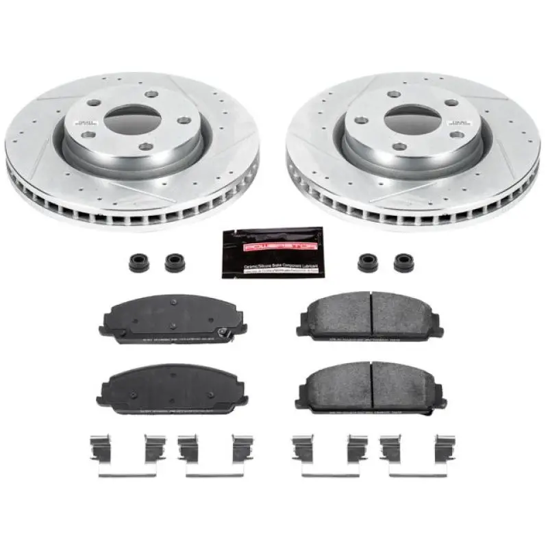 Power Stop 08-09 Pontiac G8 Front Z23 Evolution Sport Brake Kit 1