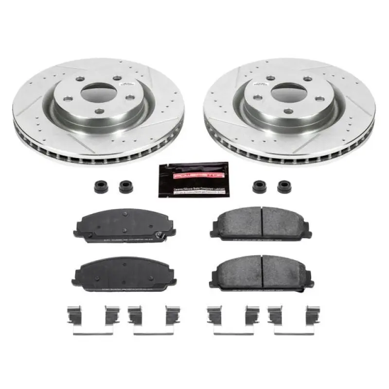 Power Stop 08-09 Pontiac G8 Front Z23 Evolution Sport Brake Kit 1