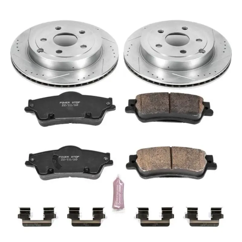 Power Stop 08-09 Pontiac G8 Rear Z23 Evolution Sport Brake Kit 1