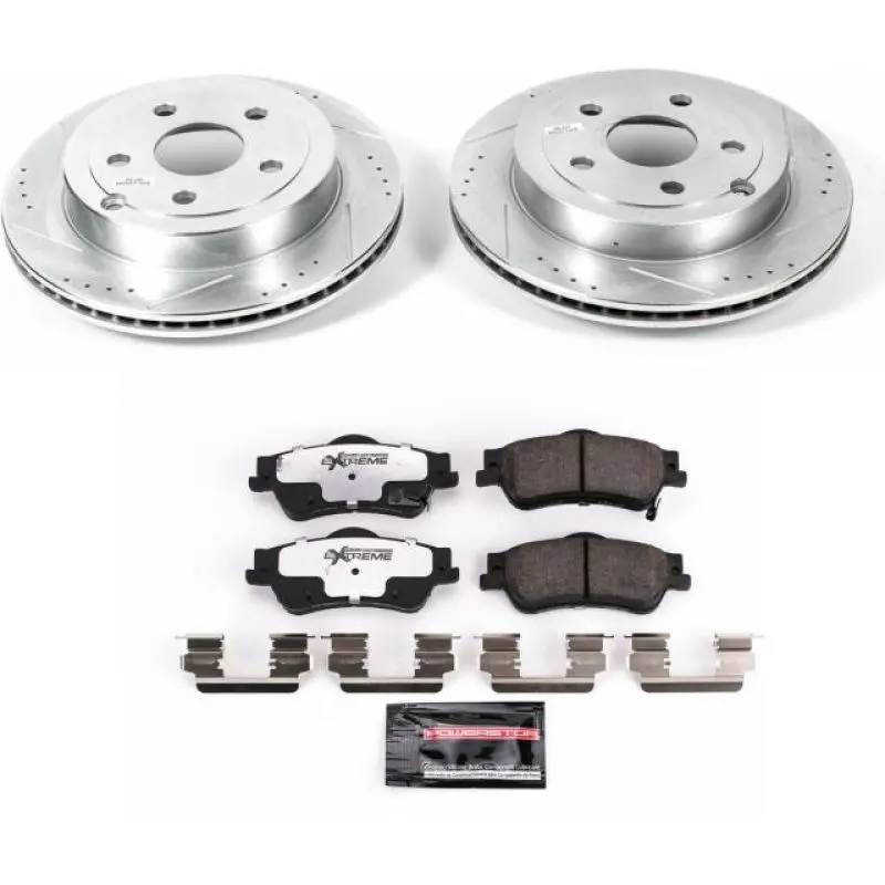 Power Stop 08-09 Pontiac G8 Rear Z26 Street Warrior Brake Kit 1