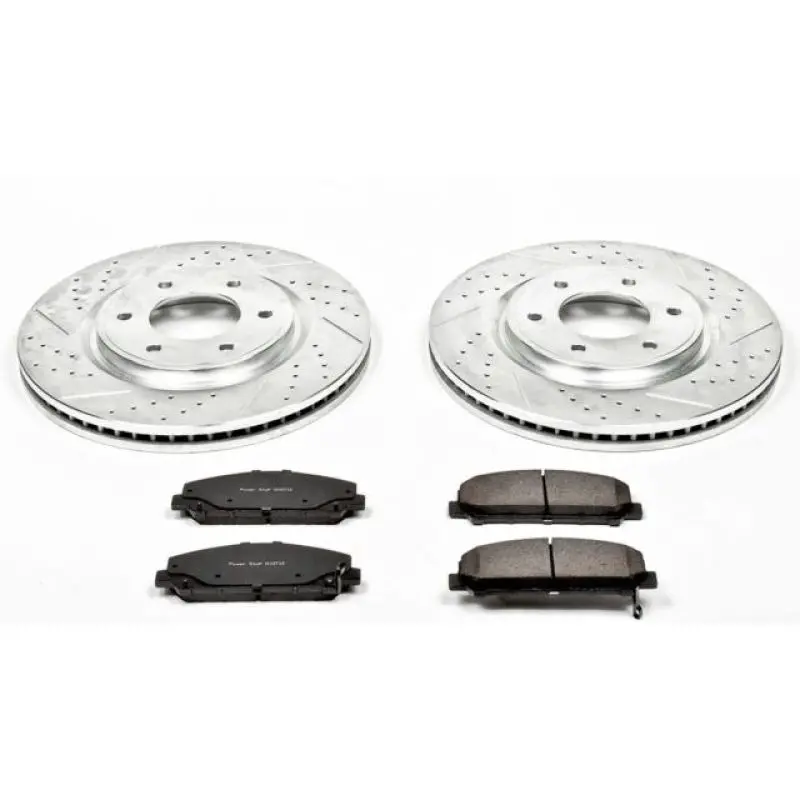 Power Stop 08-10 Infiniti Qx56 Front Z23 Evolution Sport Brake Kit 1