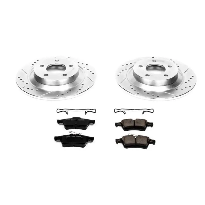 Power Stop 08-10 Mazda 5 Rear Z23 Evolution Sport Brake Kit 1