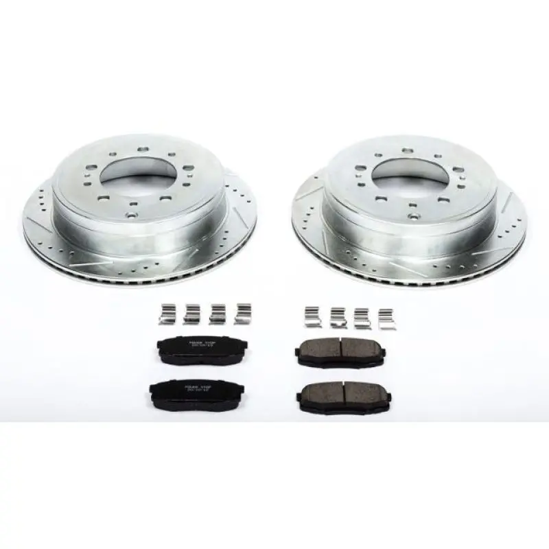 Power Stop 08-11 Lexus Lx570 Rear Z23 Evolution Sport Brake Kit 1