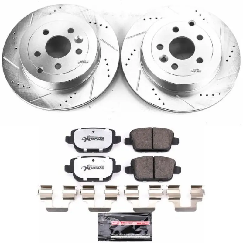 Power Stop 08-12 Land Rover Lr2 Rear Z36 Truck & Tow Brake Kit 1