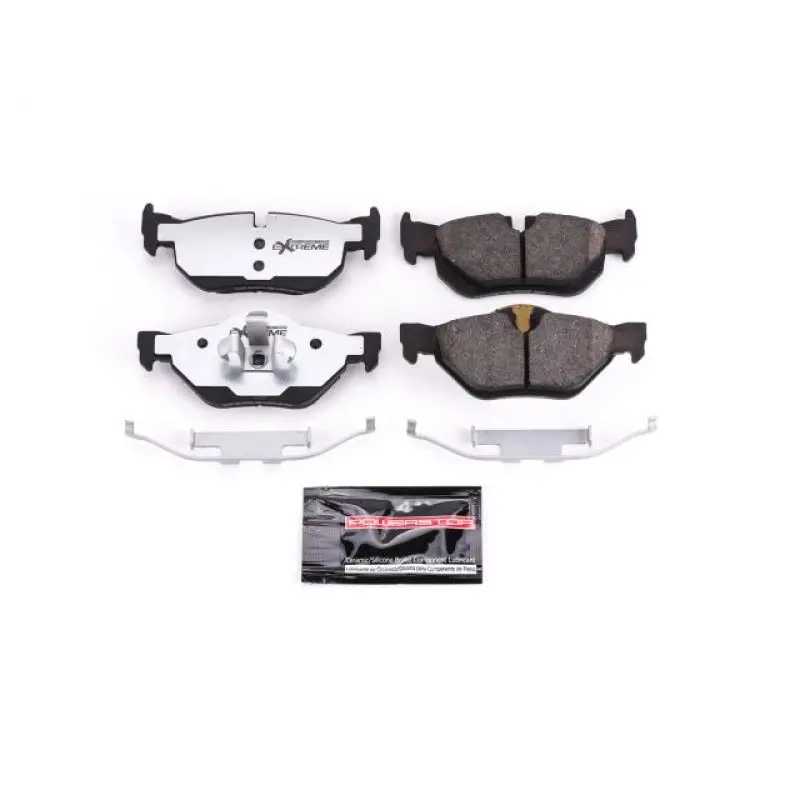 Power Stop 08-13 Bmw 128I Rear Z26 Extreme Street Brake Pads W/Hardware 1