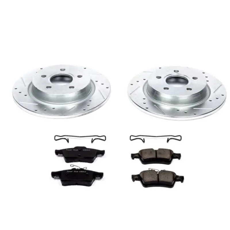 Power Stop 08-13 Volvo C30 Rear Z23 Evolution Sport Brake Kit 1