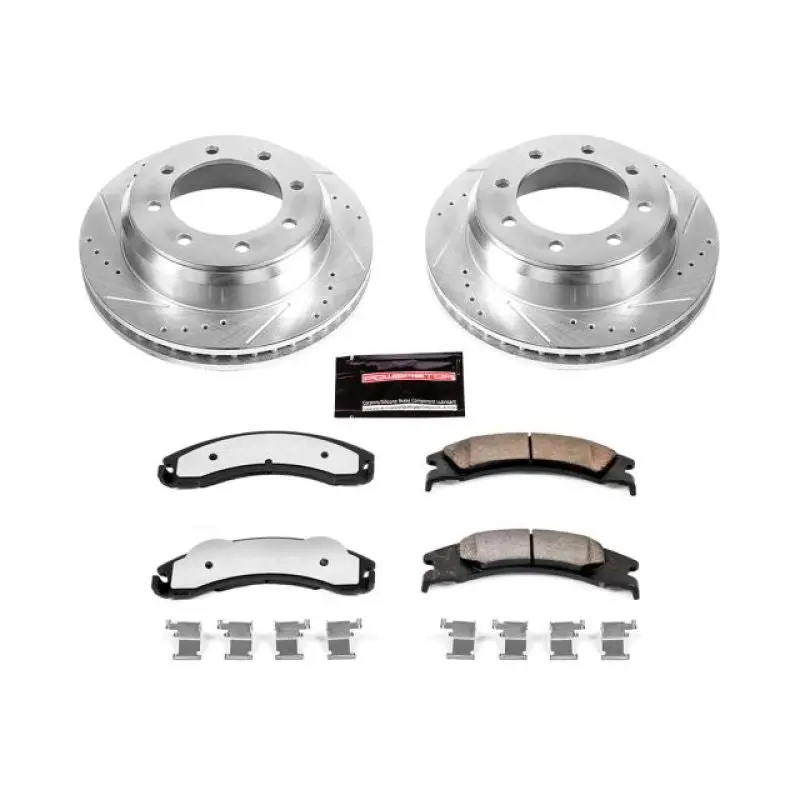 Power Stop 08-14 Ford E-150 Rear Z36 Truck & Tow Brake Kit 1