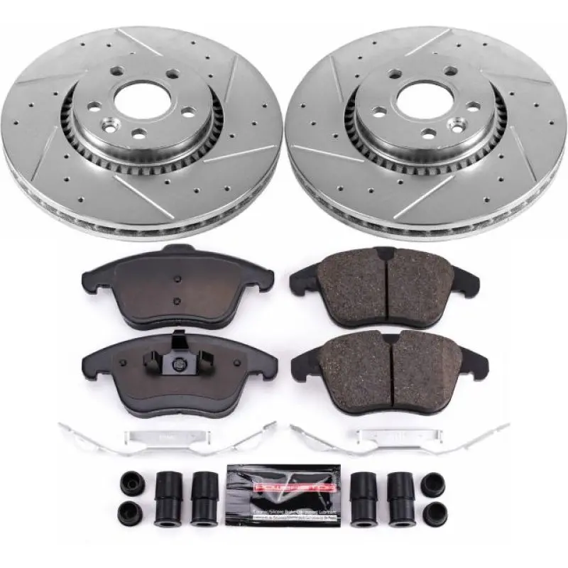 Power Stop 08-15 Land Rover Lr2 Front Z23 Evolution Sport Brake Kit 1
