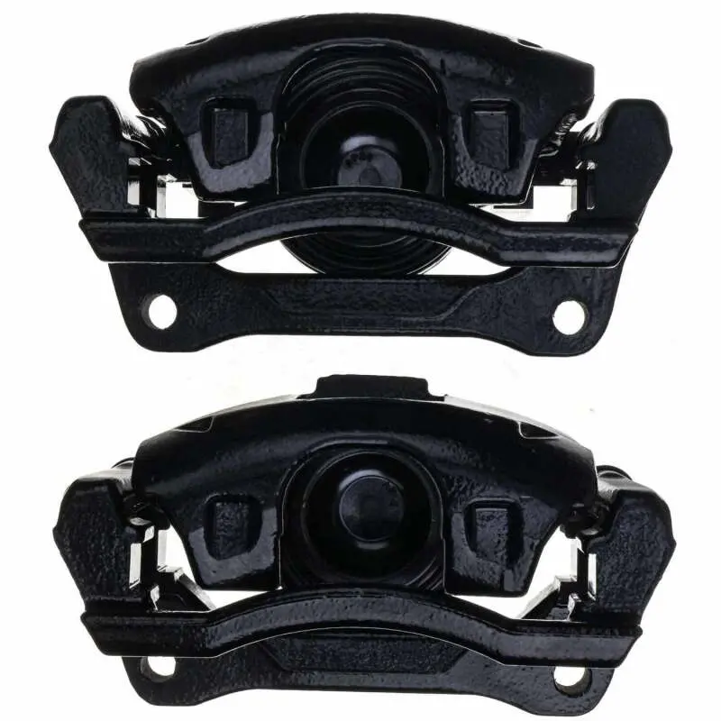 Power Stop 08-16 Chrysler Town & Country Front Black Caliper - Pair W/Bracket 1