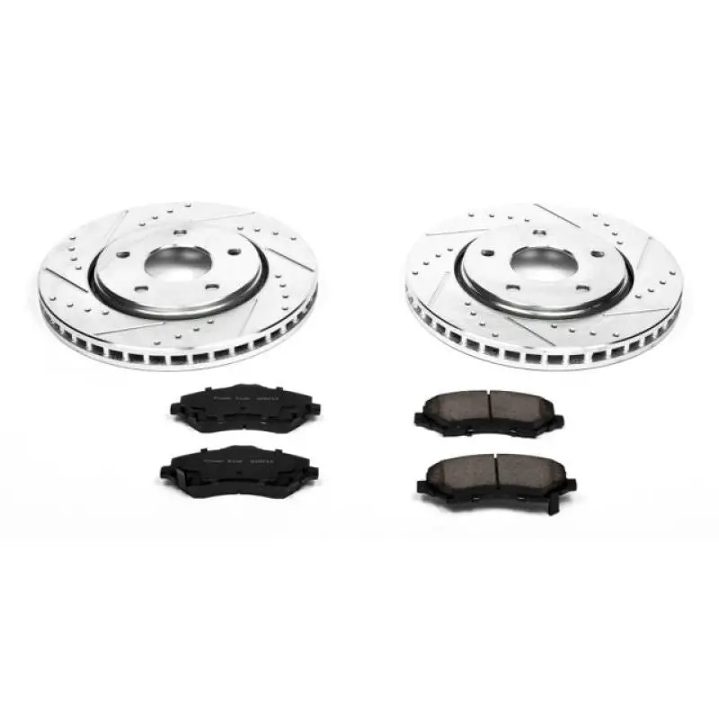 Power Stop 08-16 Chrysler Town & Country Front Z23 Evolution Sport Brake Kit 1