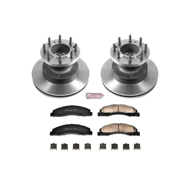 Power Stop 08-19 Ford E-450 Super Duty Front Autospecialty Brake Kit 1