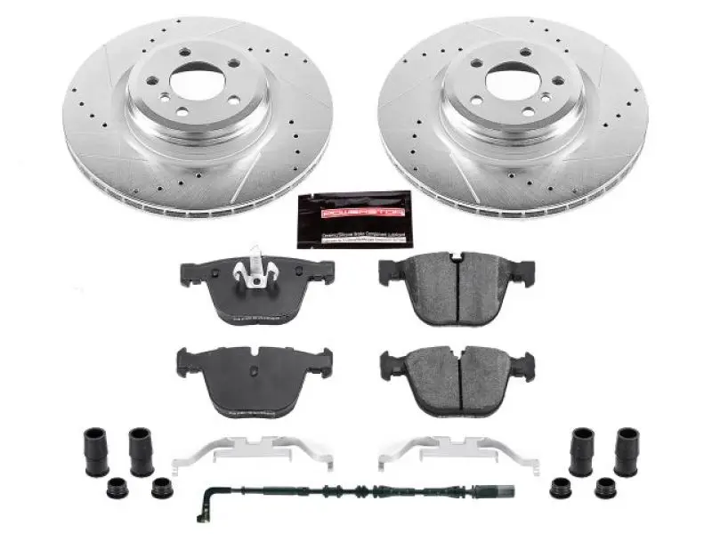 Power Stop 09-10 Bmw 750I Rear Z23 Evolution Sport Brake Kit 1