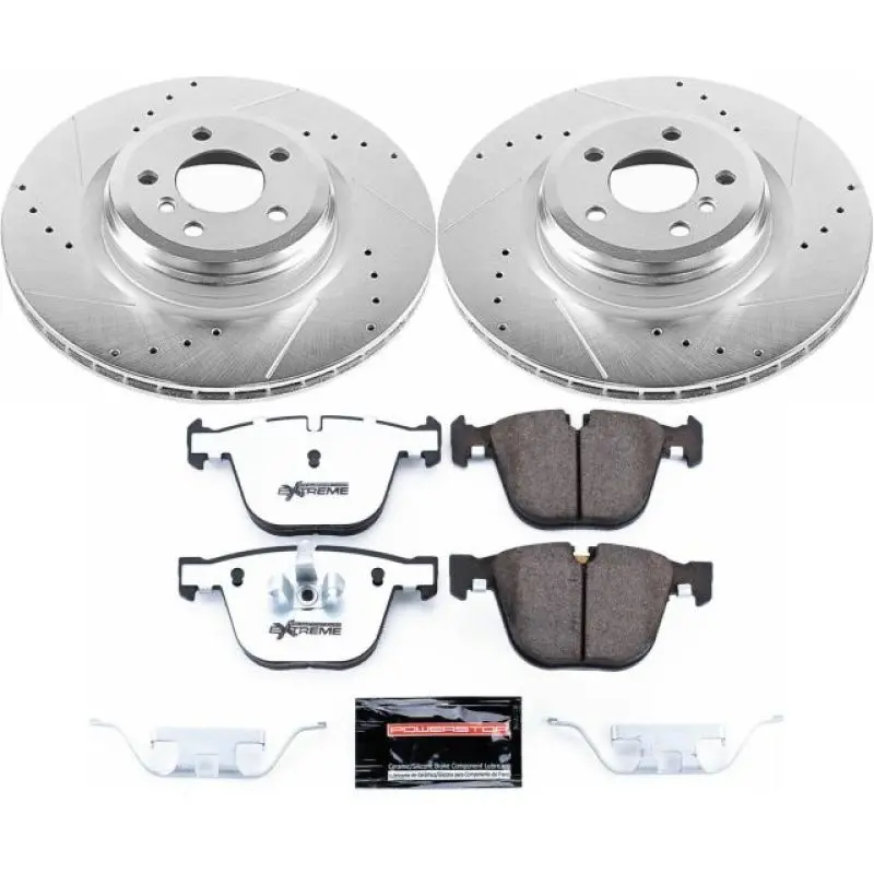 Power Stop 09-10 Bmw 750I Rear Z26 Street Warrior Brake Kit 1