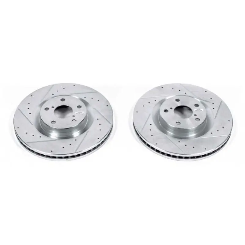 Power Stop 09-10 Lexus Gs350 Front Evolution Drilled & Slotted Rotors - Pair 1
