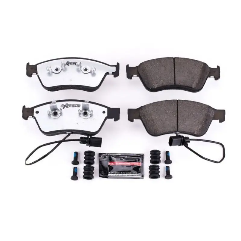 Power Stop 09-11 Audi A6 Quattro Front Z26 Extreme Street Brake Pads W/Hardware 1
