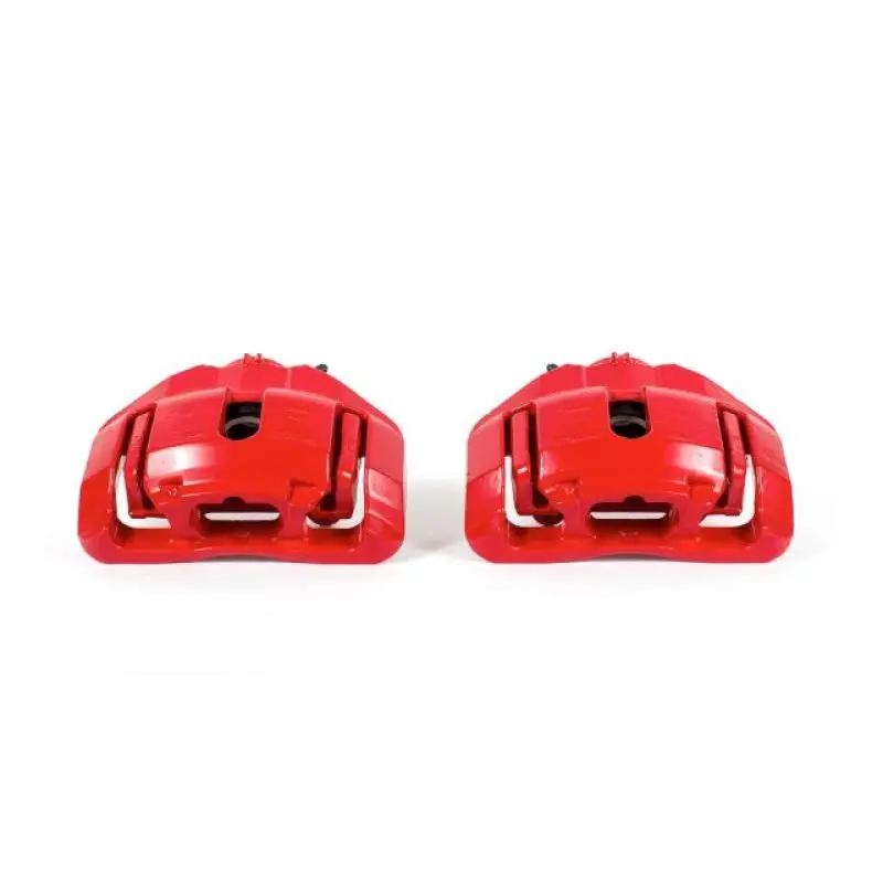 Power Stop 09-11 Bmw 335D Front Red Calipers W/Brackets - Pair 1