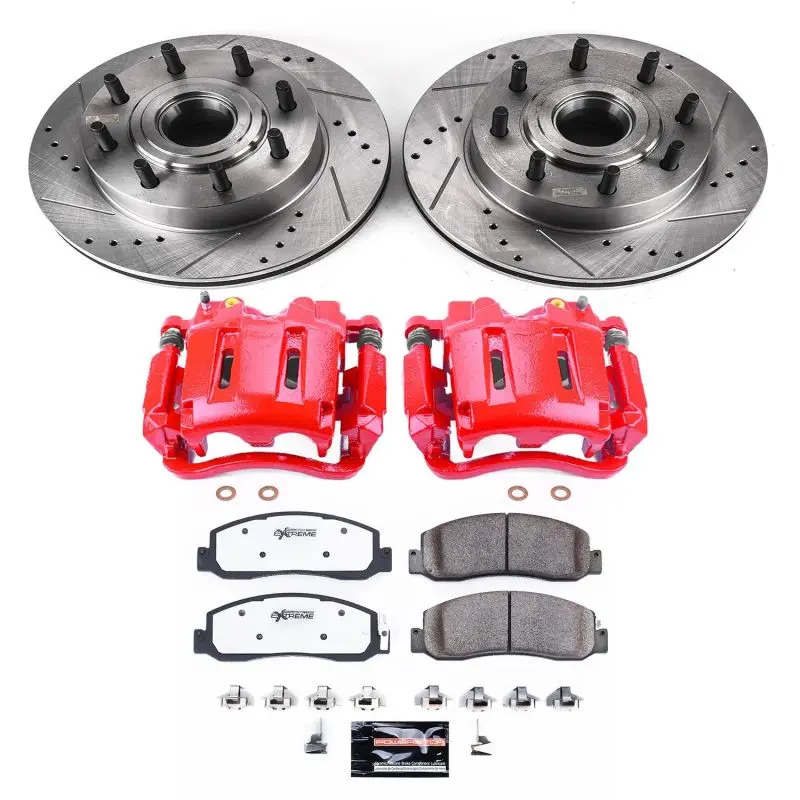 Power Stop 09-11 Ford F-250 Super Duty Front Z36 Truck & Tow Kit W/Cals 1
