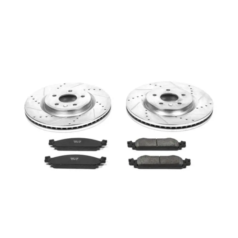 Power Stop 09-11 Ford Flex Front Z23 Evolution Sport Brake Kit 1