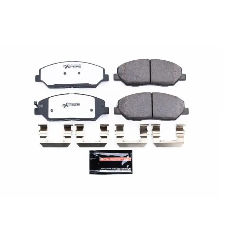 Power Stop 09-11 Hyundai Genesis Front Z26 Extreme Street Brake Pads W/Hardware 1