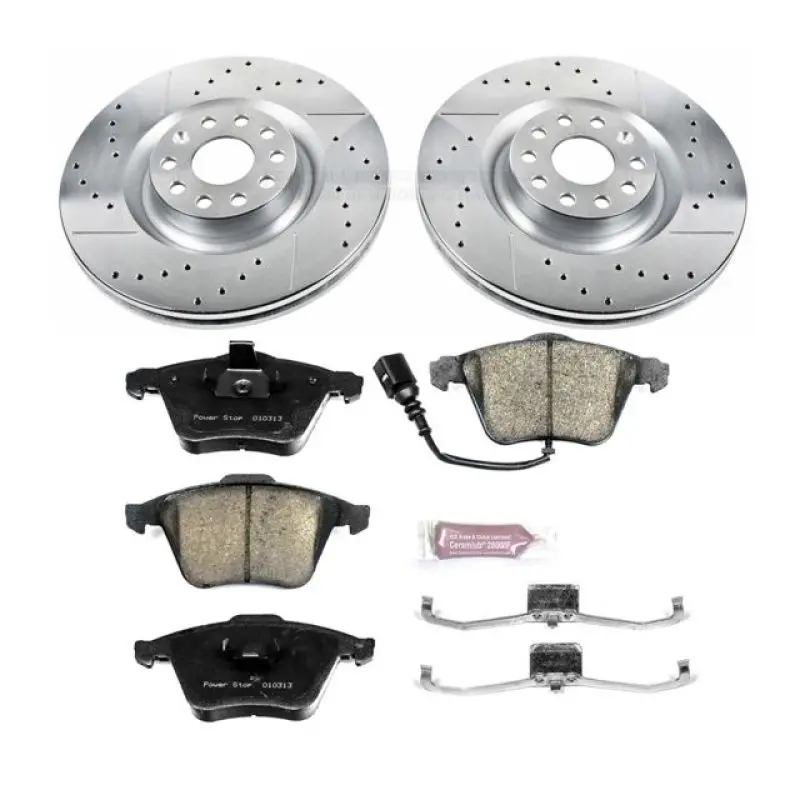 Power Stop 09-11 Volkswagen Cc Front Z23 Evolution Sport Brake Kit 1