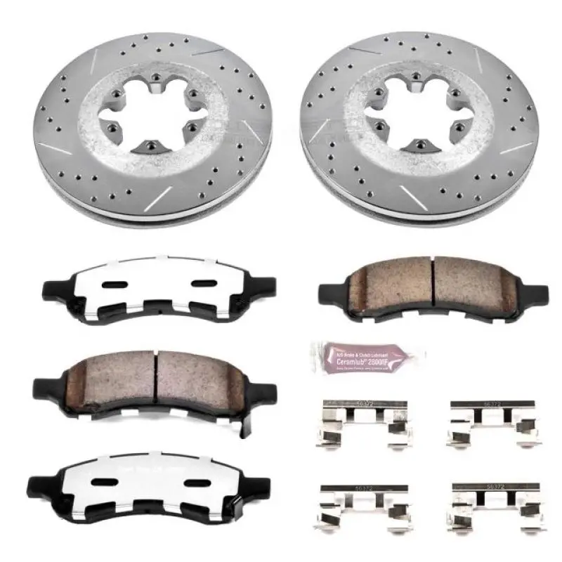 Power Stop 09-12 Chevrolet Colorado Front Z36 Truck & Tow Brake Kit 1