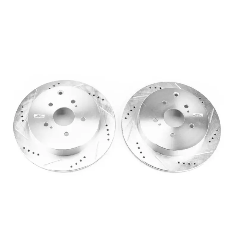 Power Stop 09-13 Suzuki Grand Vitara Rear Evolution Drilled & Slotted Rotors - Pair 1