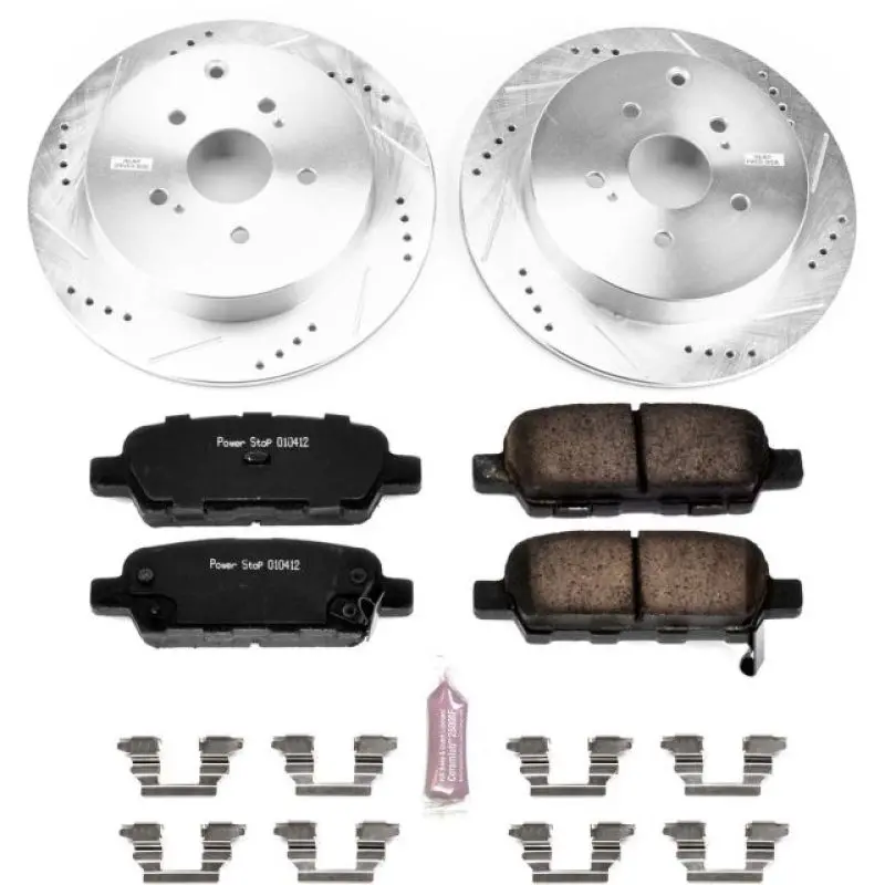 Power Stop 09-13 Suzuki Grand Vitara Rear Z23 Evolution Sport Brake Kit 1