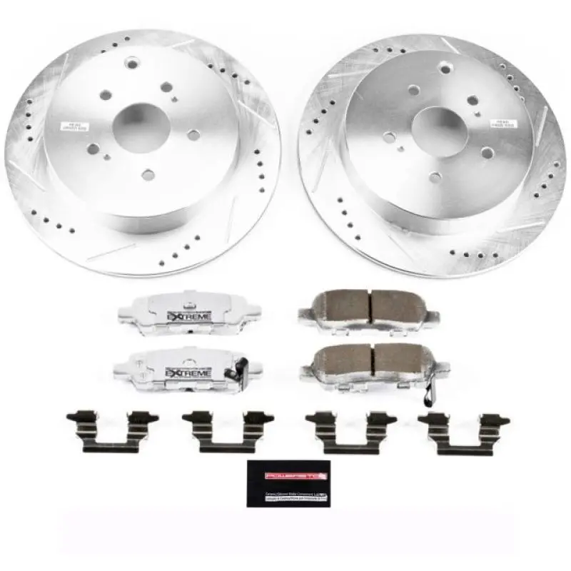 Power Stop 09-13 Suzuki Grand Vitara Rear Z26 Street Warrior Brake Kit 1