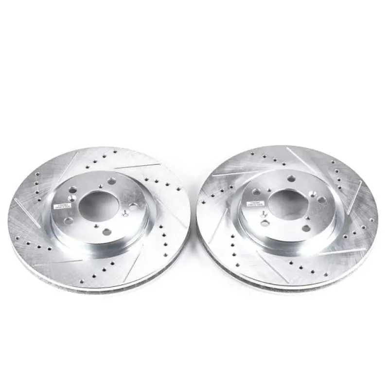 Power Stop 09-14 Acura Tl Front Evolution Drilled & Slotted Rotors - Pair 1