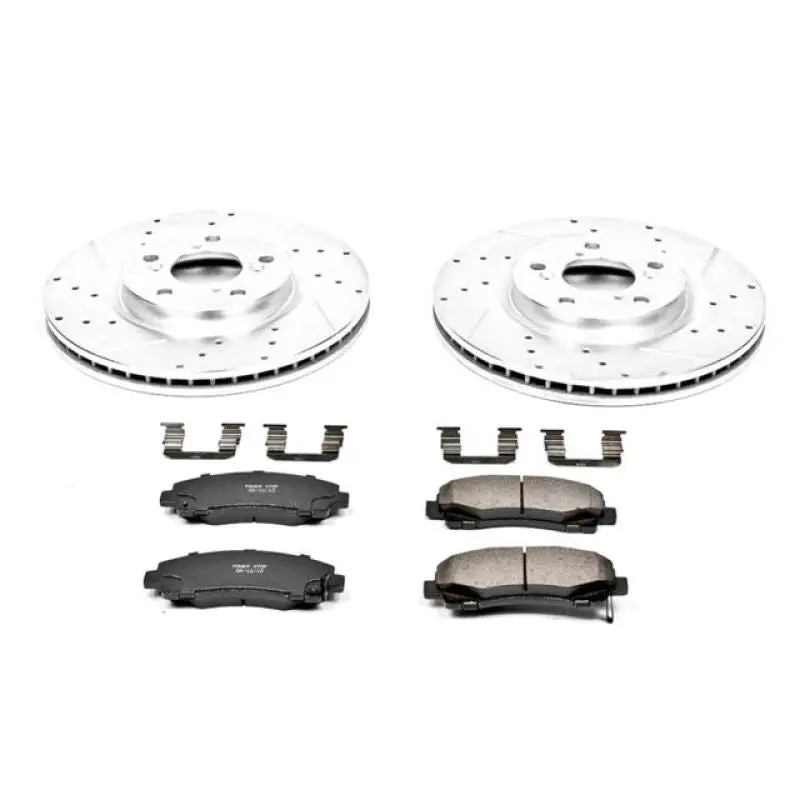Power Stop 09-14 Acura Tl Front Z23 Evolution Sport Brake Kit 1