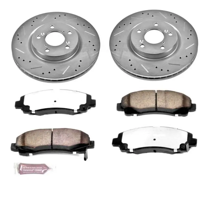 Power Stop 09-14 Acura Tl Front Z36 Truck & Tow Brake Kit 1