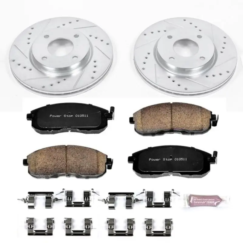 Power Stop 09-14 Nissan Cube Front Z23 Evolution Sport Brake Kit 1