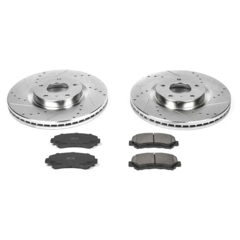 Power Stop 09-14 Nissan Maxima Front Z23 Evolution Sport Brake Kit 1