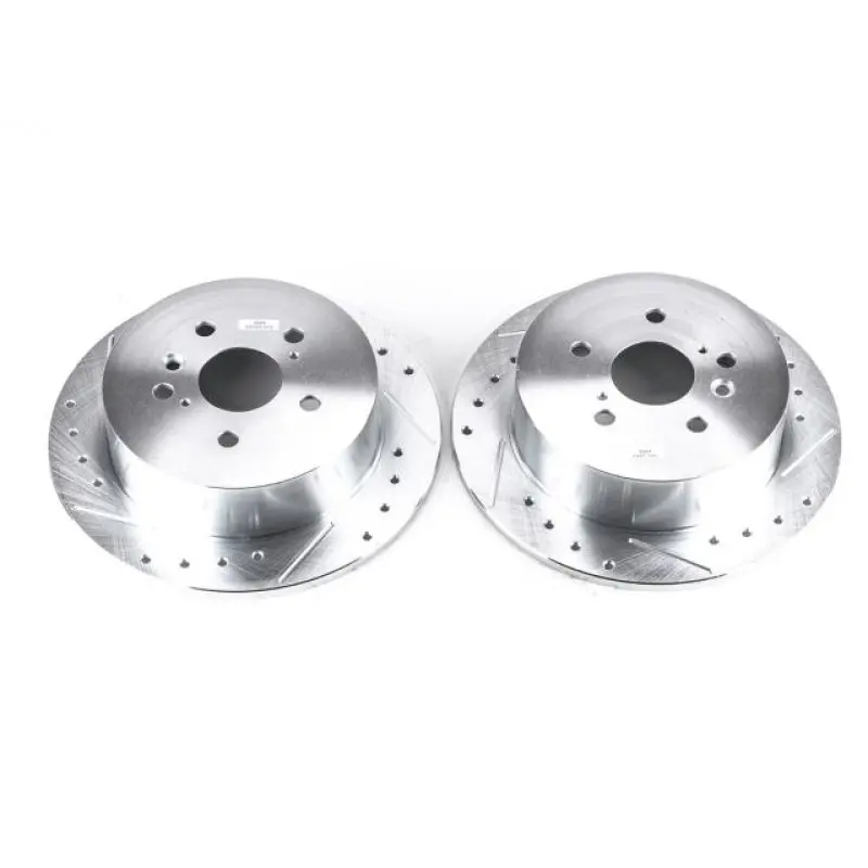 Power Stop 09-16 Toyota Venza Rear Evolution Drilled & Slotted Rotors - Pair 1
