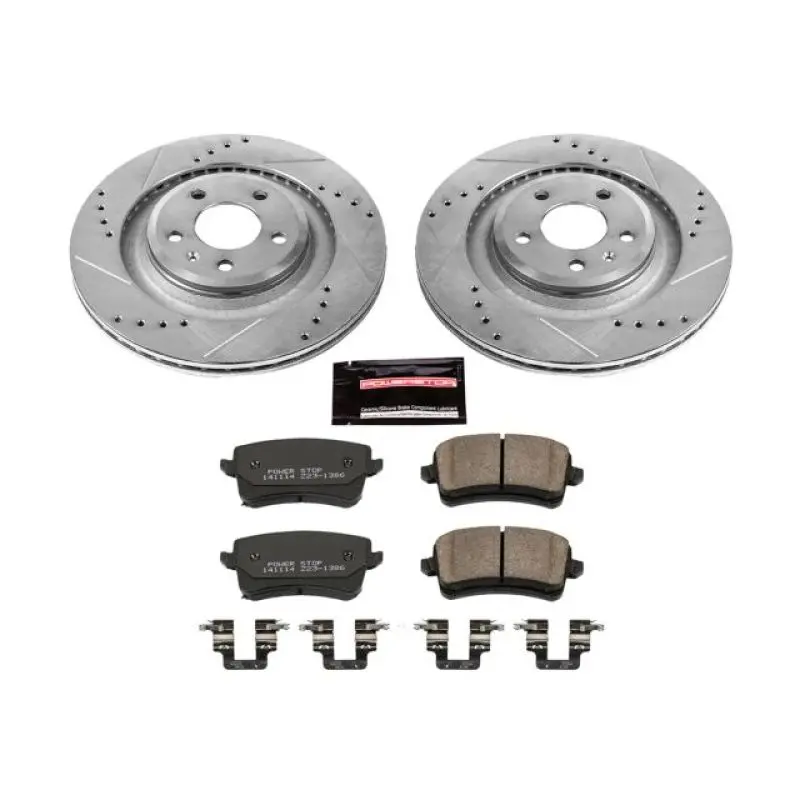 Power Stop 10-11 Audi S4 Rear Z23 Evolution Sport Brake Kit 1