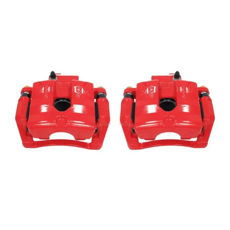 Power Stop 10-11 Cadillac Srx Rear Red Calipers W/Brackets - Pair 1