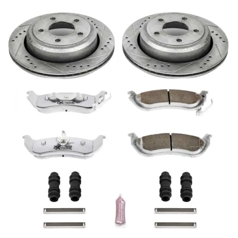 Power Stop 10-11 Ford Ranger Rear Z26 Street Warrior Brake Kit 1