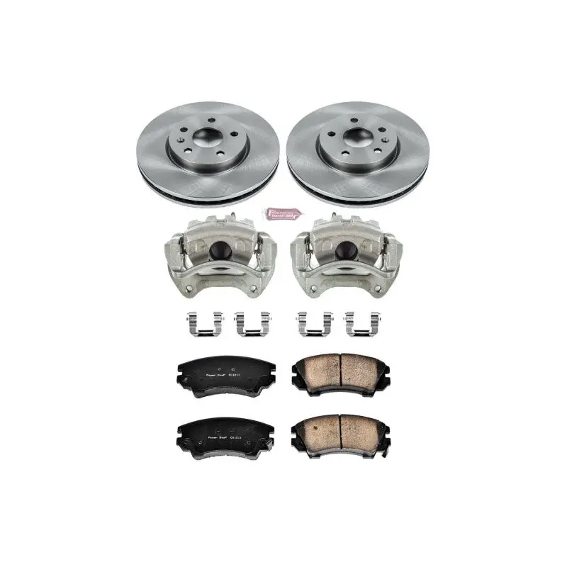 Power Stop 10-11 Saab 9-5 Front Autospecialty Kit W/Cals 1