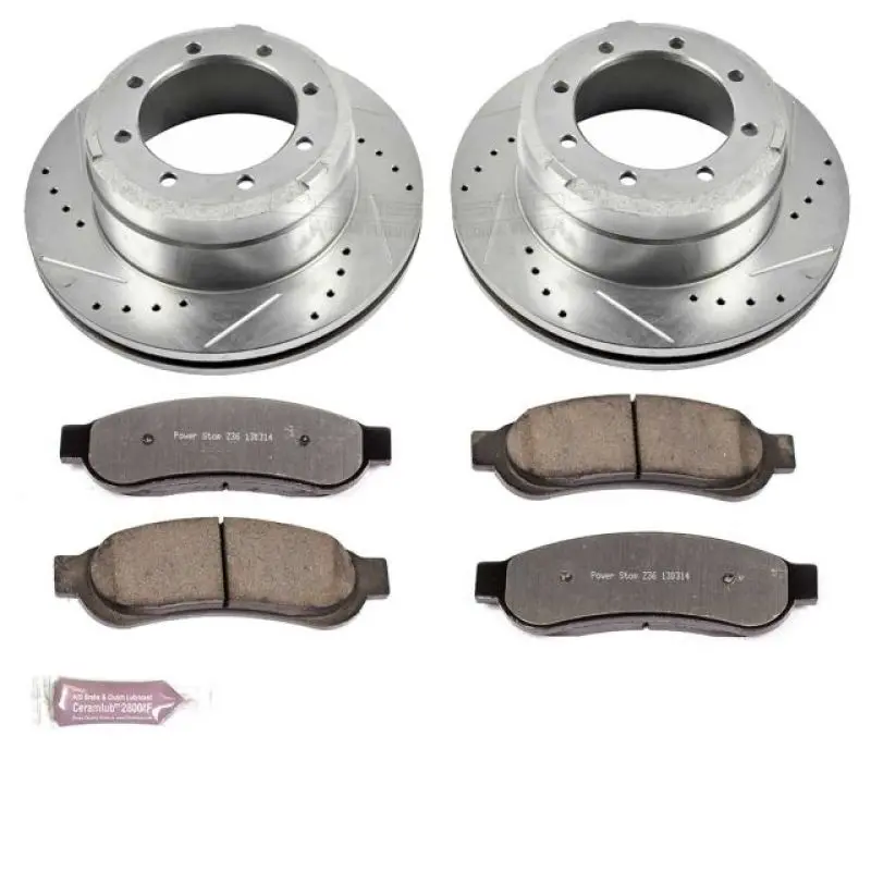 Power Stop 10-12 Ford F-350 Super Duty Rear Z36 Truck & Tow Brake Kit 1