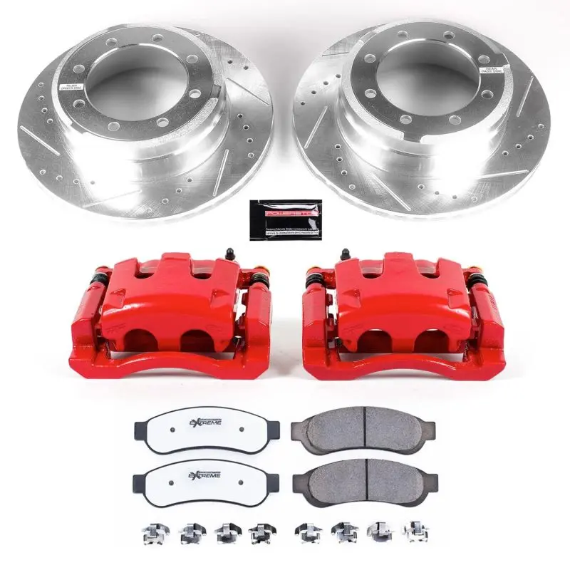 Power Stop 10-12 Ford F-450 Super Duty Rear Z36 Truck&Tow Kit W/Cals 1