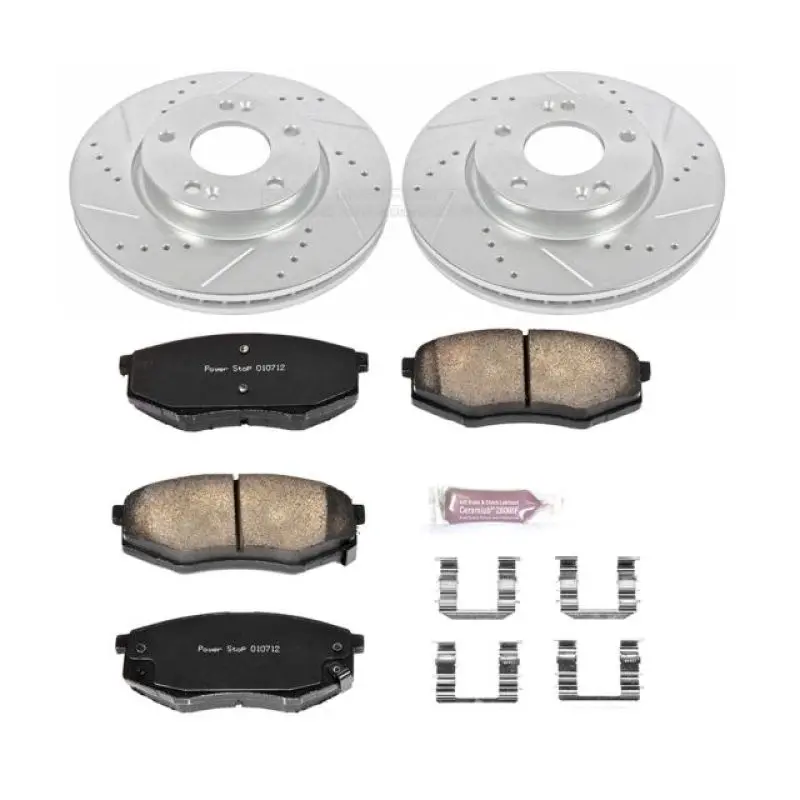 Power Stop 10-12 Hyundai Tucson Front Z23 Evolution Sport Brake Kit 1