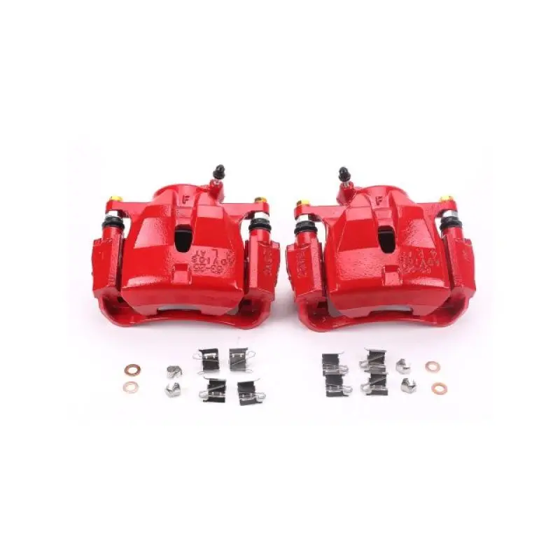 Power Stop 10-12 Lexus Hs250h Front Red Calipers W/Brackets - Pair 1