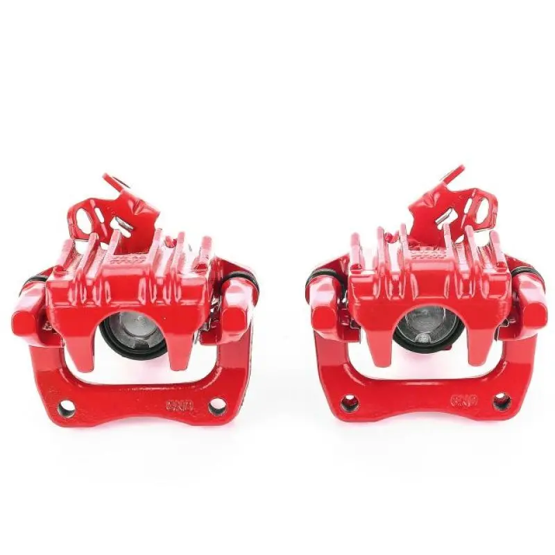 Power Stop 10-13 Audi A3 Rear Red Calipers W/Brackets - Pair 1