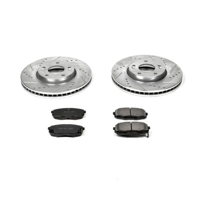 Power Stop 10-13 Kia Forte Front Z23 Evolution Sport Brake Kit 1