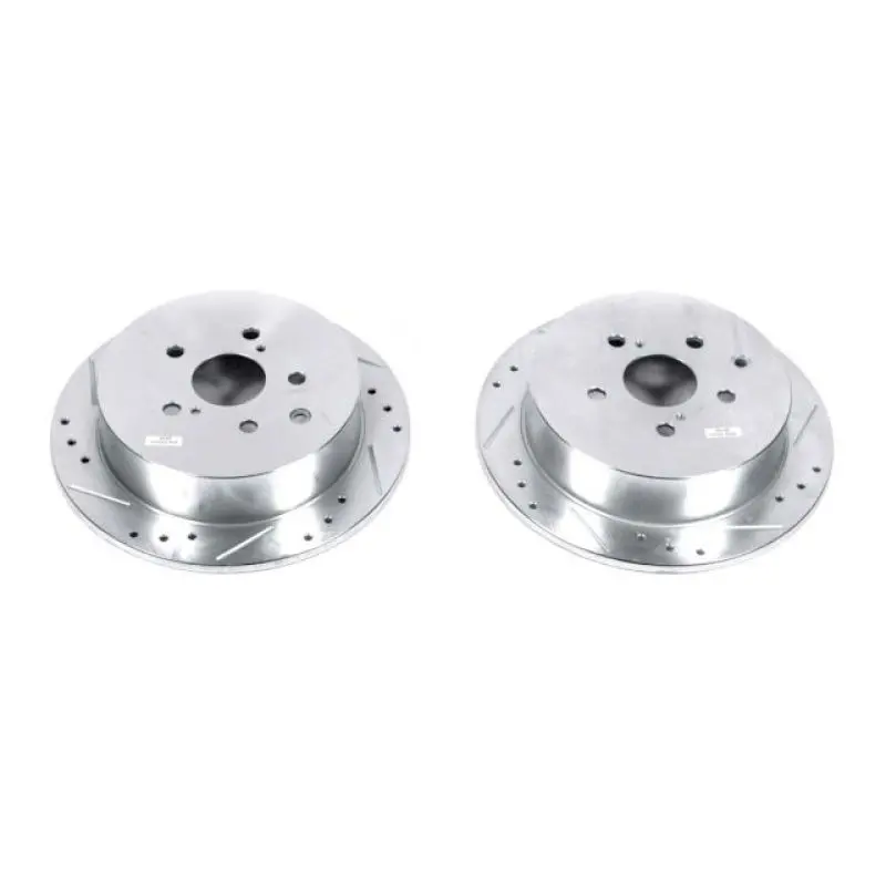 Power Stop 10-15 Lexus Rx350 Rear Evolution Drilled & Slotted Rotors - Pair 1