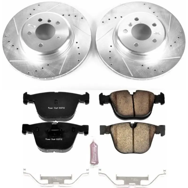 Power Stop 10-17 Bmw 535I Gt Rear Z23 Evolution Sport Brake Kit 1